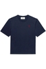 AMI PARIS ADC ORGANIC COTTON T SHIRT Size: S,  colour: NAVY