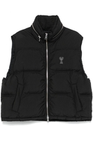 AMI PARIS AMI DE COEUR DOWN GILET Size: S,  colour: BLACK