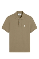 AMI PARIS AMI DE COEUR POLO SHIRT Size: M,  colour: BEIGE