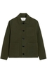 AMI PARIS BOXY BUTTONED JACKET Size: L,  colour: GREEN
