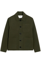 AMI PARIS BOXY BUTTONED JACKET Size: M,  colour: GREEN