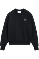 AMI PARIS BRANDED COTTON SWEATSHIRT Size: L,  colour: BLACK