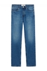 AMI PARIS CLASSIC FIT WASHED DENIM JEANS Size: 30,  colour: BLUE