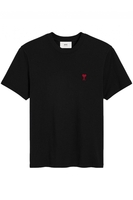 AMI PARIS CLASSIC RED ADC T SHIRT Size: S,  colour: BLACK
