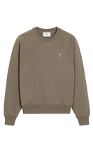 AMI PARIS MID WEIGHT SWEATSHIRT ADC TONAL Size: L,  colour: GREY