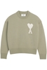 AMI PARIS OFF WHITE ADC SWEATER Size: S,  colour: SAGE