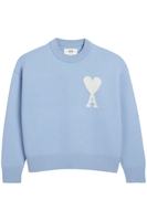 AMI PARIS OFF WHITE ADC SWEATER Size: S,  colour: SKY