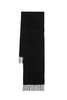 AMI PARIS OVERSIZE AMI SCARF Size: One,  colour: BLACK