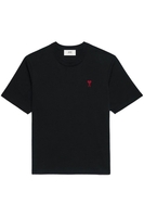 AMI PARIS RED AMI DE COEUR T SHIRT Size: S,  colour: BLACK