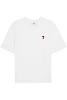 AMI PARIS RED AMI DE COEUR T SHIRT Size: XS,  colour: WHITE