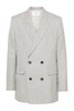 AMI PARIS VIRGIN WOOL DOUBLE BREASTED JACKET Size: 48,  colour: GREY