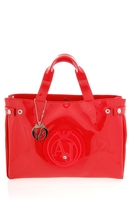 Armani Jeans Womens Red Patent Handbag