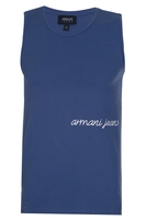 Armani Jeans Womens Sleeveless T-shirt Size: 44,  colour: BLUE