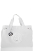 Armani Jeans Womens White Patent Handbag