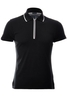 Armani Jeans Zip Up Polo Black