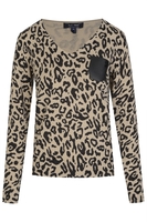 ARMANI V NECK PULLOVER Size: 42,  colour: STONE