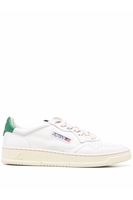 AUTRY MEDALIST LOW TOP LEATHER TRAINERS Size: 44,  colour: GREEN