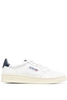 AUTRY MEDALIST LOW TOP LEATHER TRAINERS Size: 45,  colour: WHITE