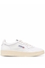 AUTRY MEDALIST LOW TOP LEATHER TRAINERS Size: 45,  colour: WHITE