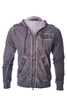 Daniele Alessandrini Leather Trim Hooded Top