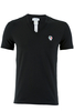 D&G Dolce and Gabbana Shield Logo V Neck T-Shirt Black