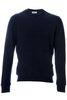 Dior Homme Crew Neck Emblem Logo Sweatshirt Navy