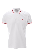 Dior Homme Ribbed Collar Polo T-Shirt White