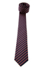 Dior Homme Silk Stripe Tie Navy