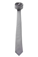 Dior Homme Silk Tie Silver Metallic