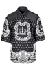 DOLCE & GABBANA BANDANA SHIRT Size: 39,  colour: BLUE