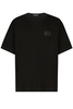 DOLCE & GABBANA BRANDED OVER FIT COTTON T SHIRT Size: 46,  colour: