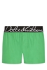 DOLCE & GABBANA BRANDED WAISTBAND SWIMSHORTS Size: 3,  colour: GREE