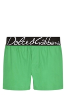 DOLCE & GABBANA BRANDED WAISTBAND SWIMSHORTS Size: 4,  colour: GREE