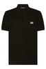 DOLCE & GABBANA CLASSIC PLAQUE POLO Size: 48,  colour: BLACK