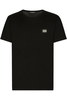 DOLCE & GABBANA CLASSIC PLAQUE T SHIRT Size: 50,  colour: BLACK
