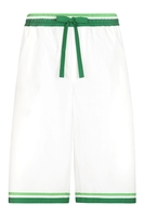 DOLCE & GABBANA CONTRAST TRIM SHORTS Size: 50,  colour: WHITE