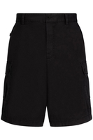 DOLCE & GABBANA COTTON CARGO SHORTS Size: 50,  colour: BLACK
