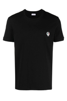 DOLCE & GABBANA CREST COTTON T SHIRT Size: 4,  colour: BLACK