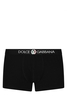 DOLCE & GABBANA CREST WAISTBAND BOXERS Size: 4,  colour: BLACK