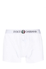 DOLCE & GABBANA CREST WAISTBAND BOXERS Size: 4,  colour: WHITE