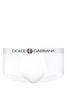 DOLCE & GABBANA CREST WAISTBAND BREIFS Size: 3,  colour: WHITE
