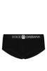 DOLCE & GABBANA CREST WAISTBAND BREIFS Size: 5,  colour: BLACK