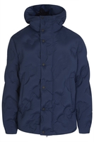 DOLCE & GABBANA DEBOSSED DG COAT Size: 46,  colour: BLUE