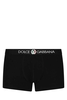 DOLCE & GABBANA DG CREST BOXER SHORTS Size: 3,  colour: BLACK