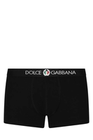 DOLCE & GABBANA DG CREST BOXER SHORTS Size: 6,  colour: BLACK