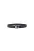 DOLCE & GABBANA DG INTERLOCK BUCKLE BELT Size: 95,  colour: BLACK
