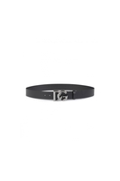 DOLCE & GABBANA DG INTERLOCK BUCKLE BELT Size: 95,  colour: BLACK