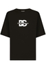 DOLCE & GABBANA DG OVERFIT COTTON T SHIRT Size: 50,  colour: BLACK