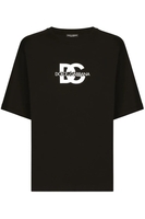 DOLCE & GABBANA DG OVERFIT COTTON T SHIRT Size: 50,  colour: BLACK