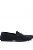 DOLCE & GABBANA DG SUEDE BUCKLE LOAFERS Size: 40,  colour: BLUE
